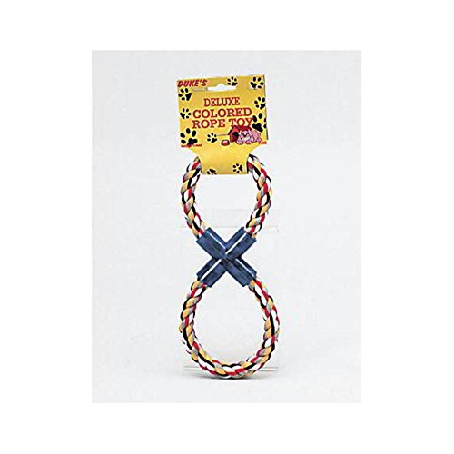 Kole Imports Figure 8 Multi-Colored Rope Dog Toy