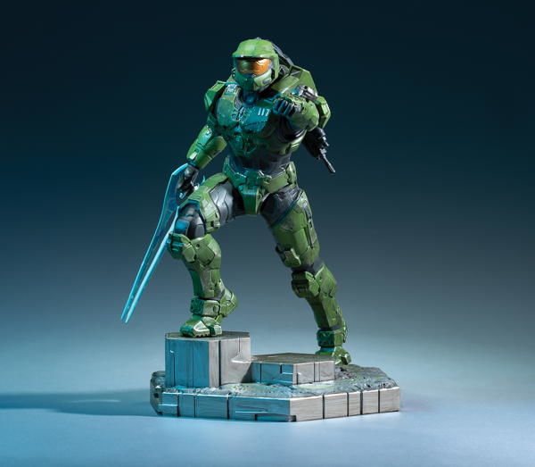 Halo Infinite: Master Chief With Grappleshot PVC Statue 10 inches