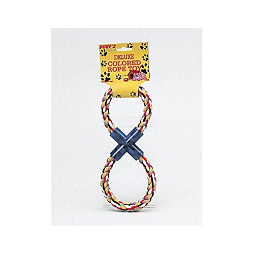 Kole Imports Figure 8 Multi-Colored Rope Dog Toy