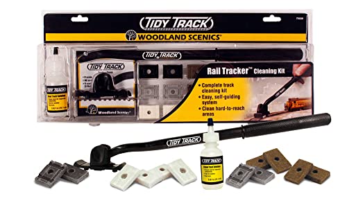 Woodland Scenics' Tidy Track Rail Tracker Cleaning Kit