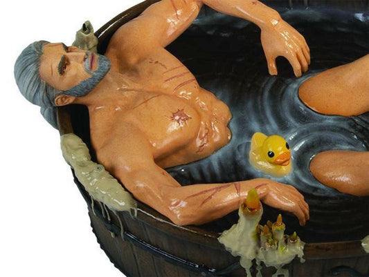 The Witcher III: The Wild Hunt - Geralt in Bath Polyresin Statuette Brown