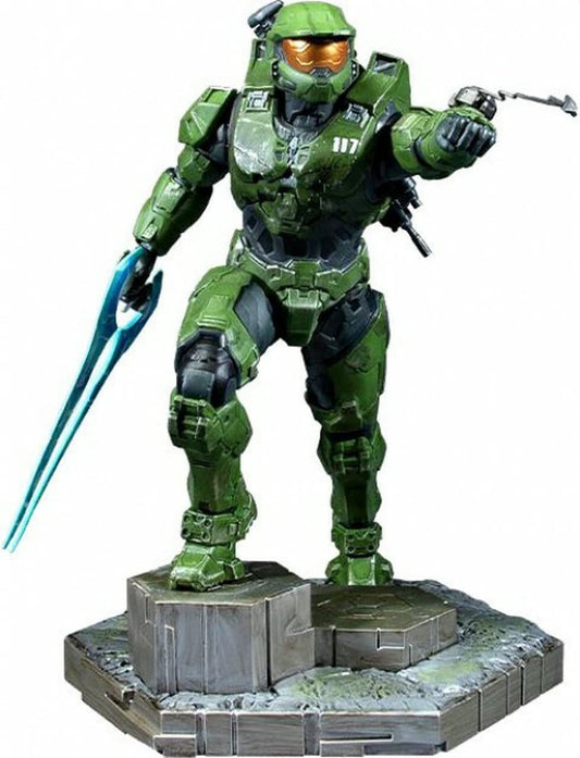 Halo Infinite: Master Chief  With Grappleshot PVC Statue 10 inches