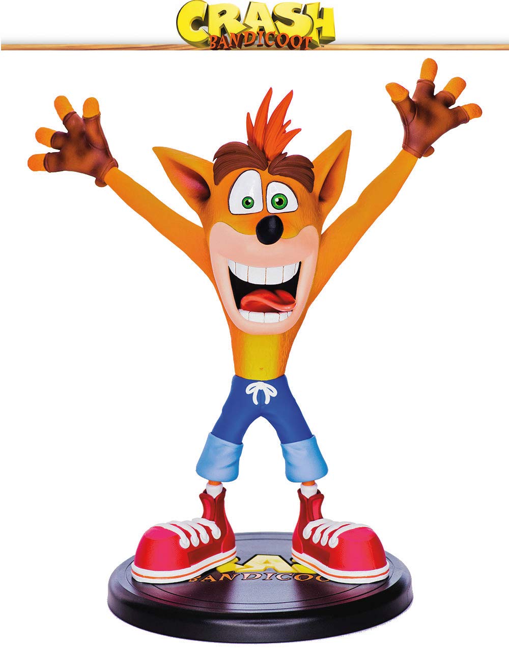 Crash Bandicoot 9'' PVC Figure - Painted Statue