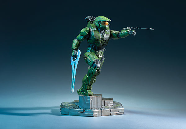 Halo Infinite: Master Chief  With Grappleshot PVC Statue 10 inches