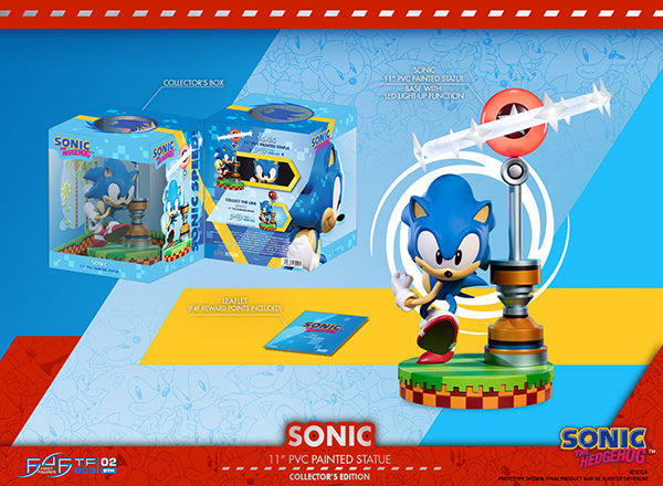 Sonic The Hedgehog: Sonic 11'' PVC Statue, Collector's Edition