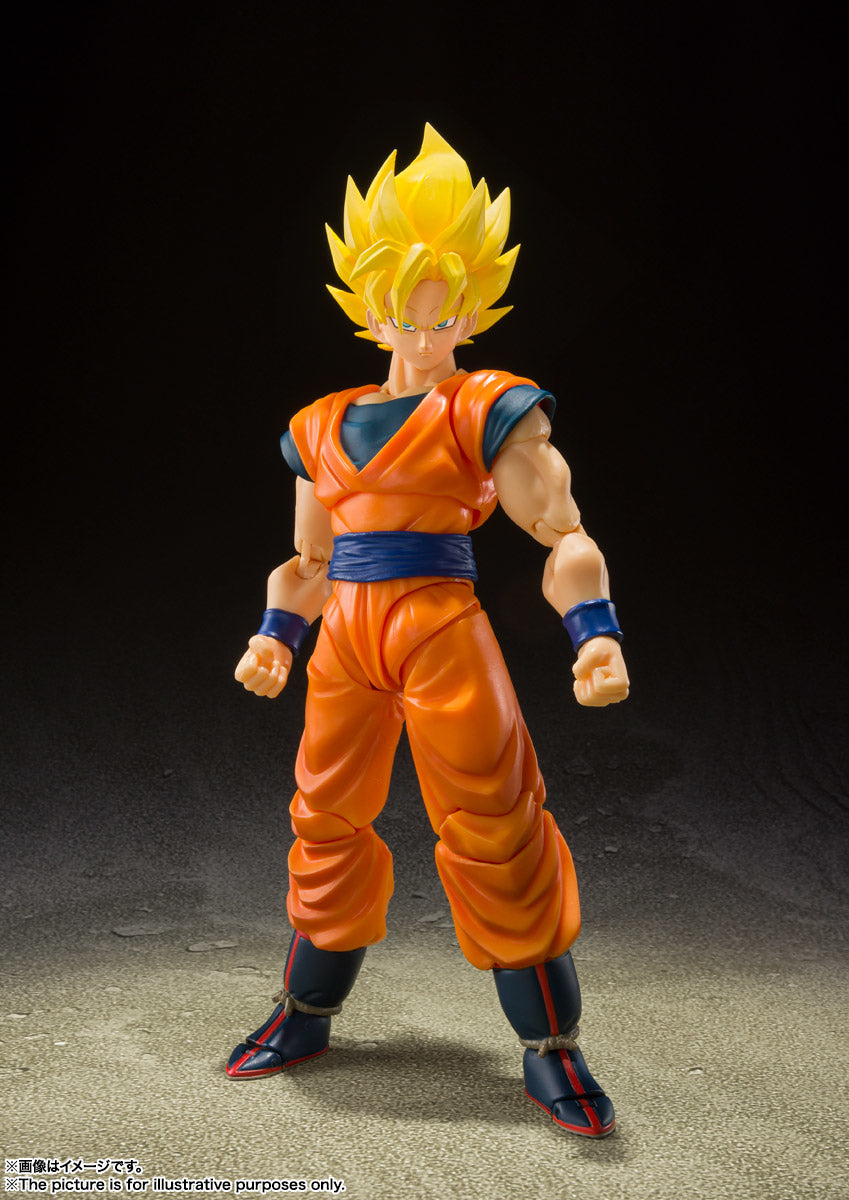 TAMASHII NATIONS - Dragon Ball Z - Super Saiyan Full Power Son Goku, Bandai Spirits S.H.Figuarts Action Figure