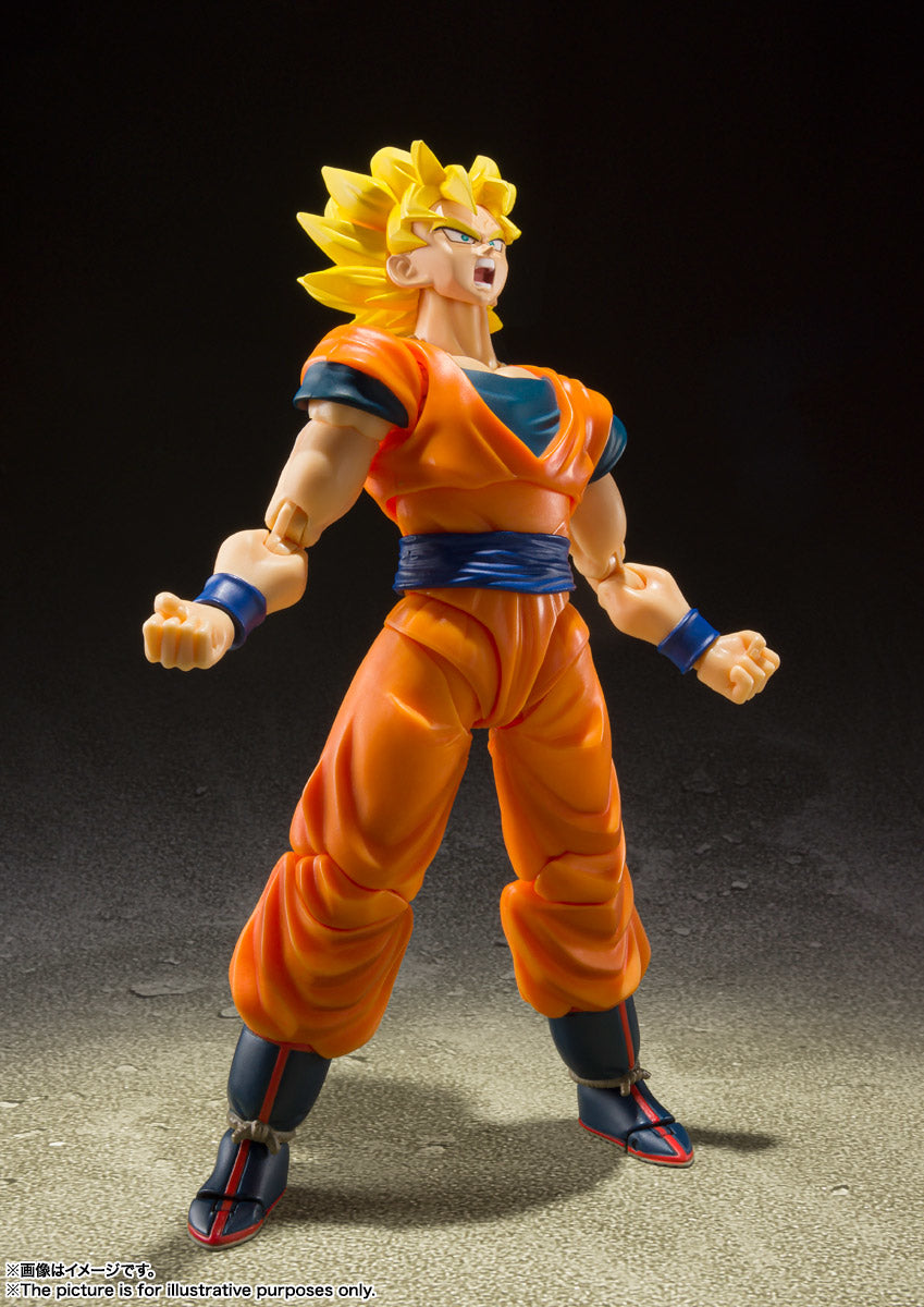 TAMASHII NATIONS - Dragon Ball Z - Super Saiyan Full Power Son Goku, Bandai Spirits S.H.Figuarts Action Figure