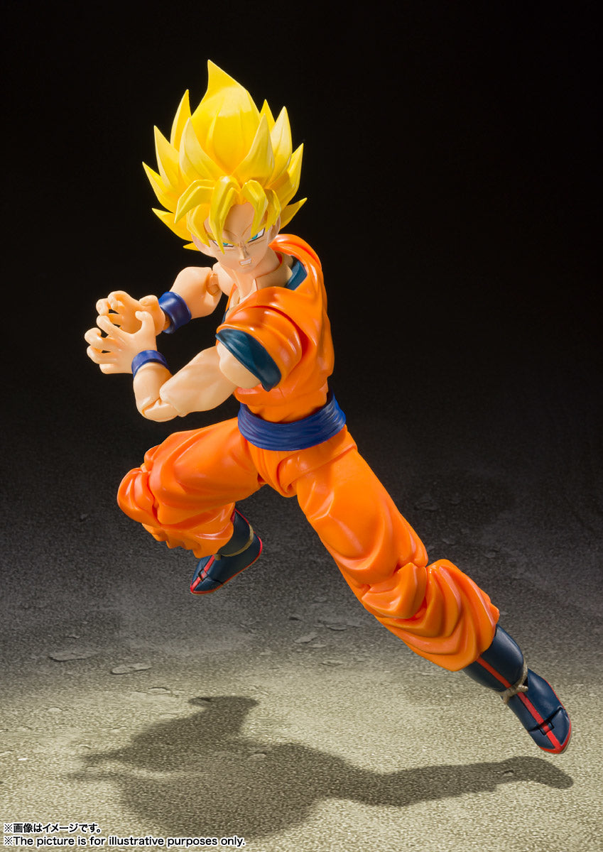 TAMASHII NATIONS - Dragon Ball Z - Super Saiyan Full Power Son Goku, Bandai Spirits S.H.Figuarts Action Figure