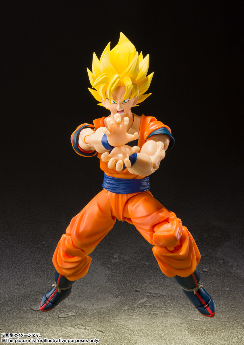 TAMASHII NATIONS - Dragon Ball Z - Super Saiyan Full Power Son Goku, Bandai Spirits S.H.Figuarts Action Figure