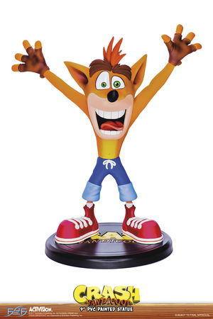 Crash Bandicoot 9'' PVC Figure - Painted Statue